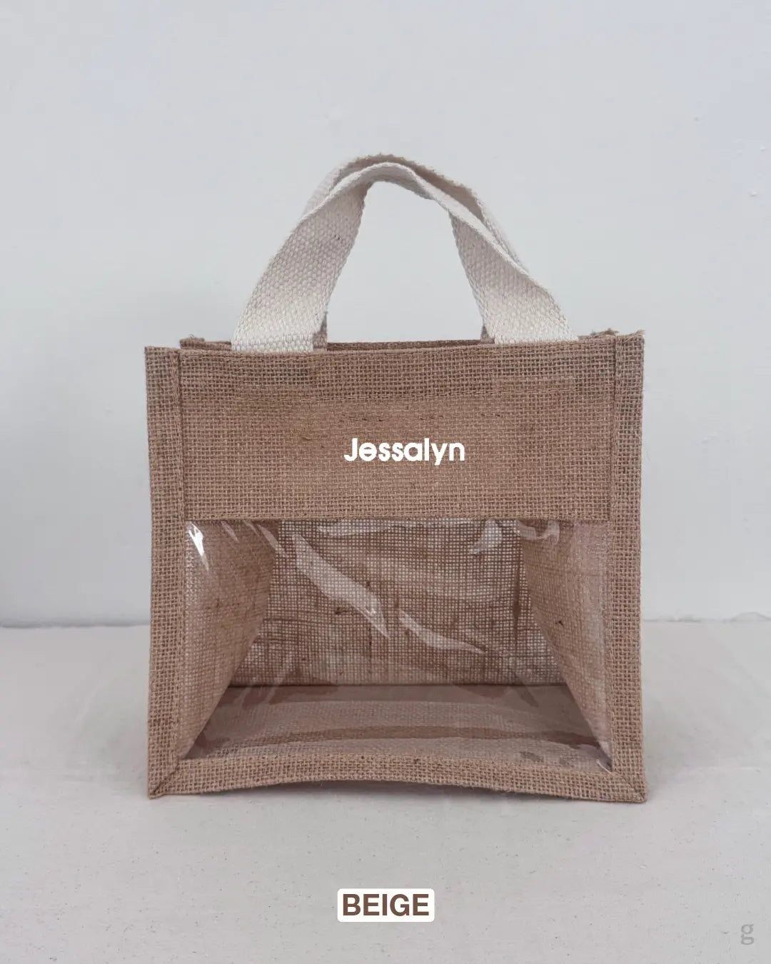 [Embroidery Name] Window Jute Bag