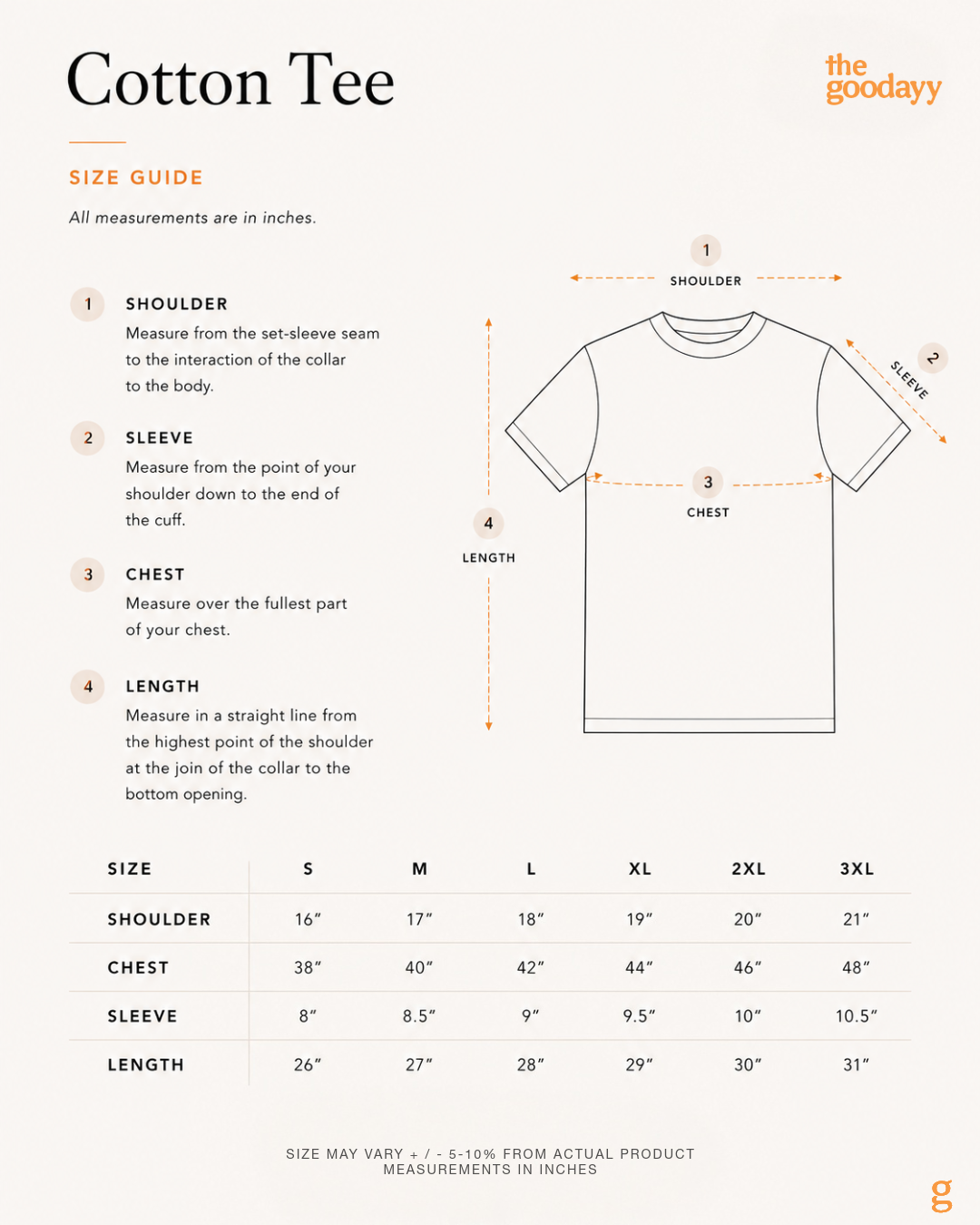 Custom Text Embroidery Cotton Tee