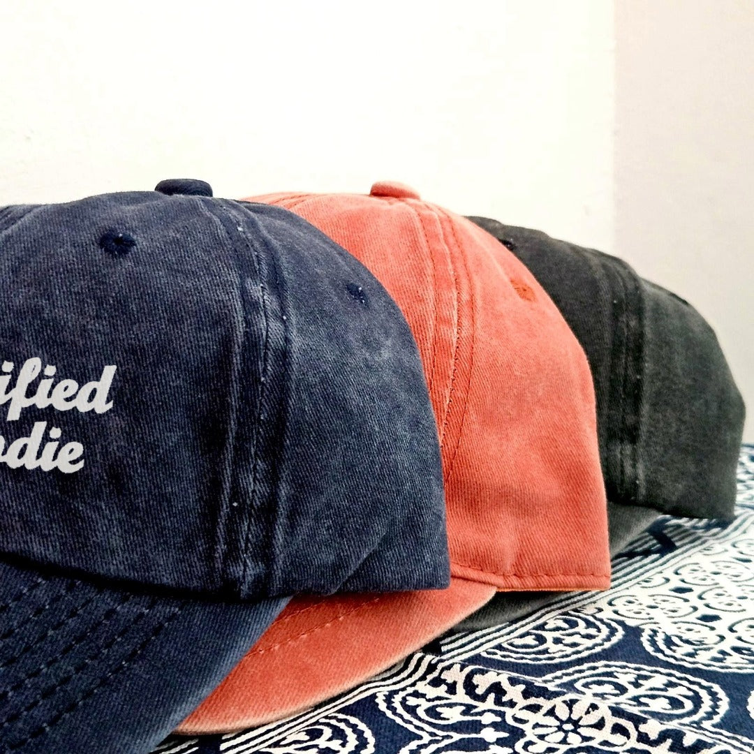Certified Foodie Acid Wash Baseball Cap