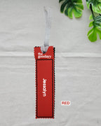 [Embroidery Name] Vegan Leather Bookmark