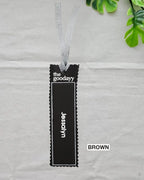 [Embroidery Name] Vegan Leather Bookmark