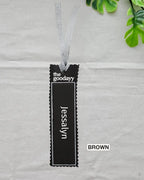 [Custom Name] Vegan Leather Bookmark