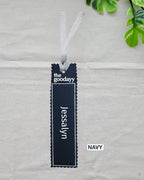 [Custom Name] Vegan Leather Bookmark