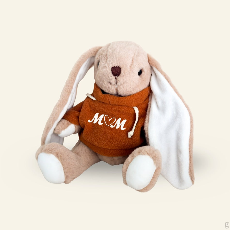 Mom Heart Bunny Plush Toy