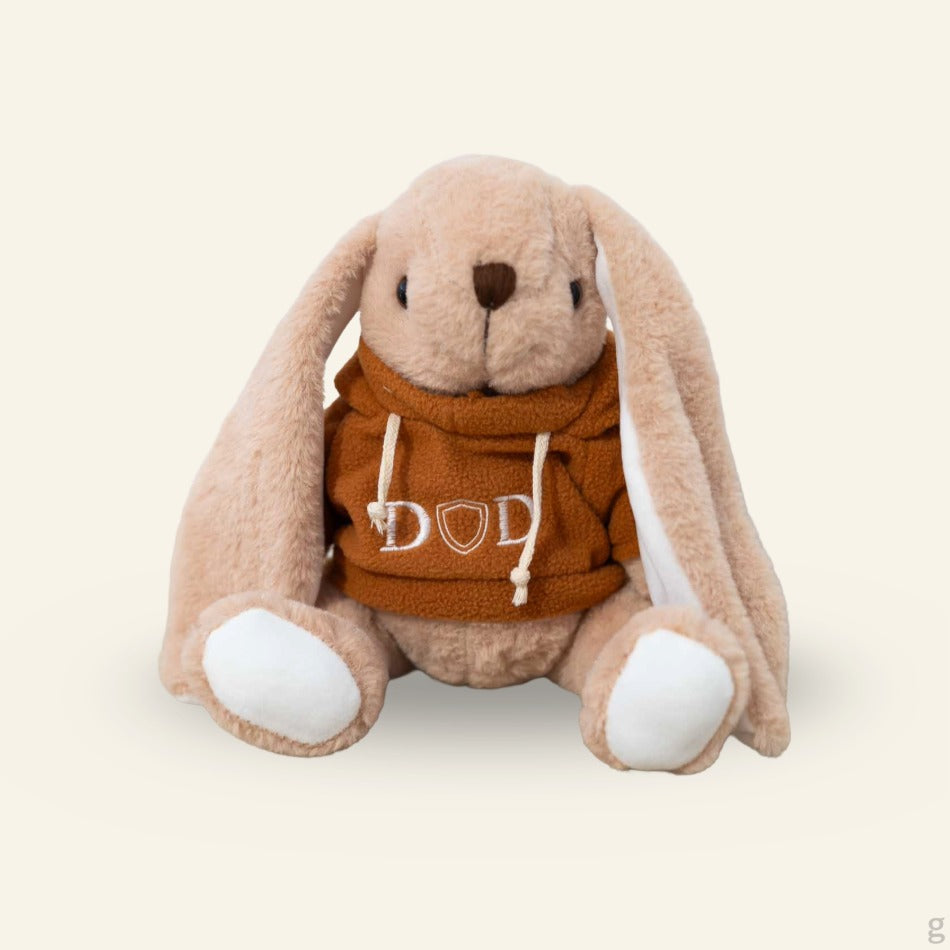Dad Shield Bunny Plush Toy
