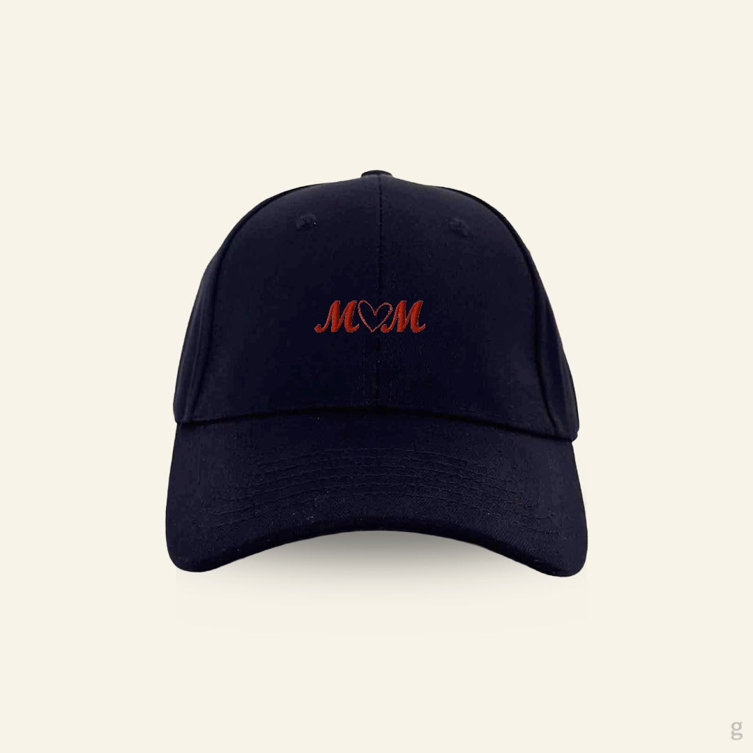 Mom Heart Baseball Cap
