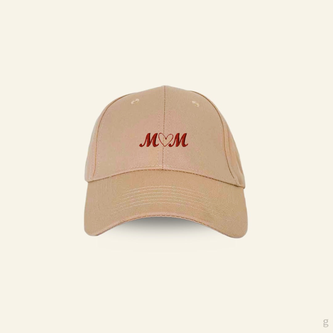 Mom Heart Baseball Cap
