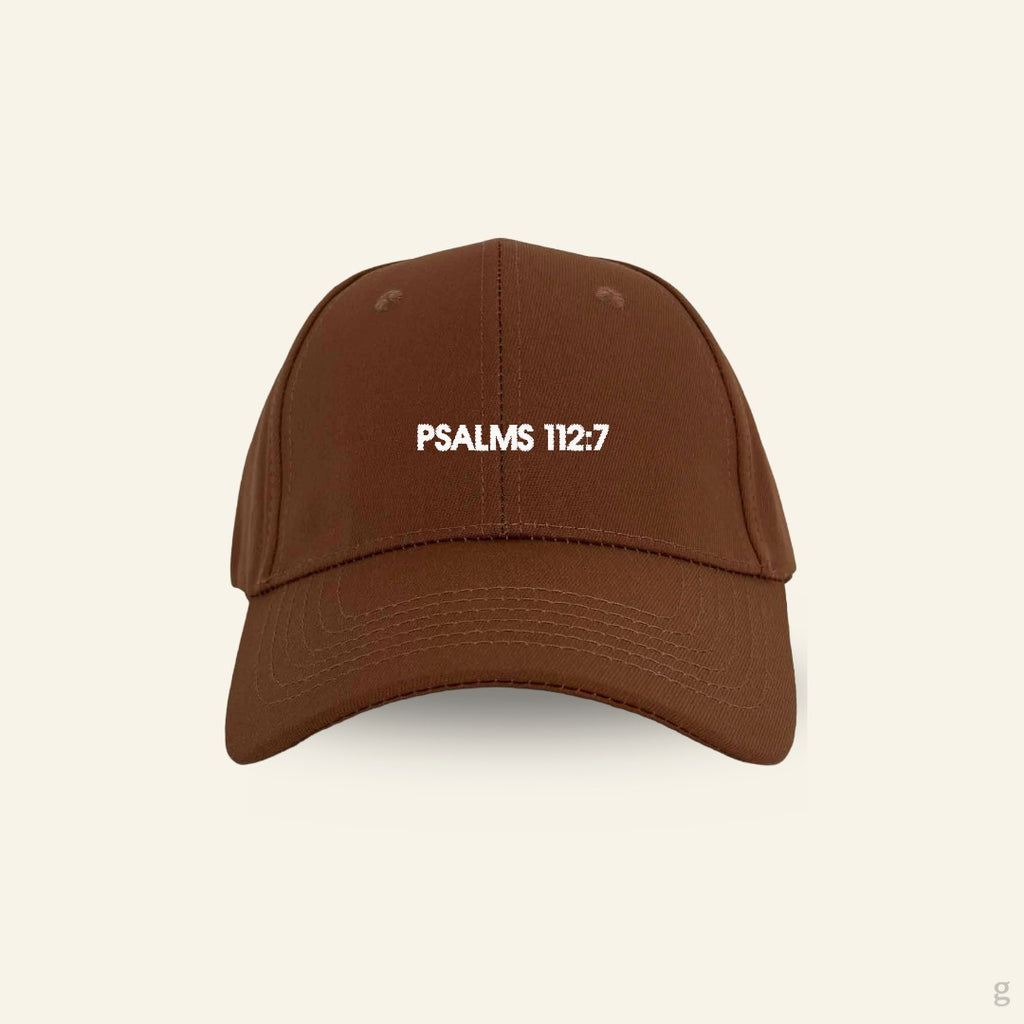 Psalms 112:7 Baseball Cap