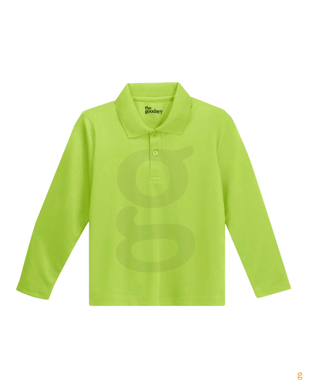 QD99 Quick Dry Kid Long Sleeve Polo