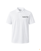 Custom Text Embroidery Cotton Polo