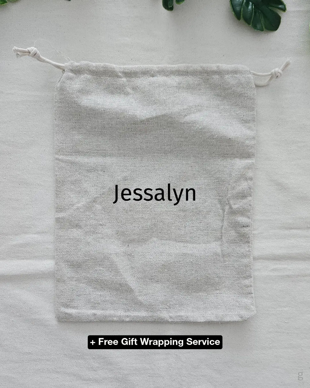 [Custom Name] Eco Linen Pouch