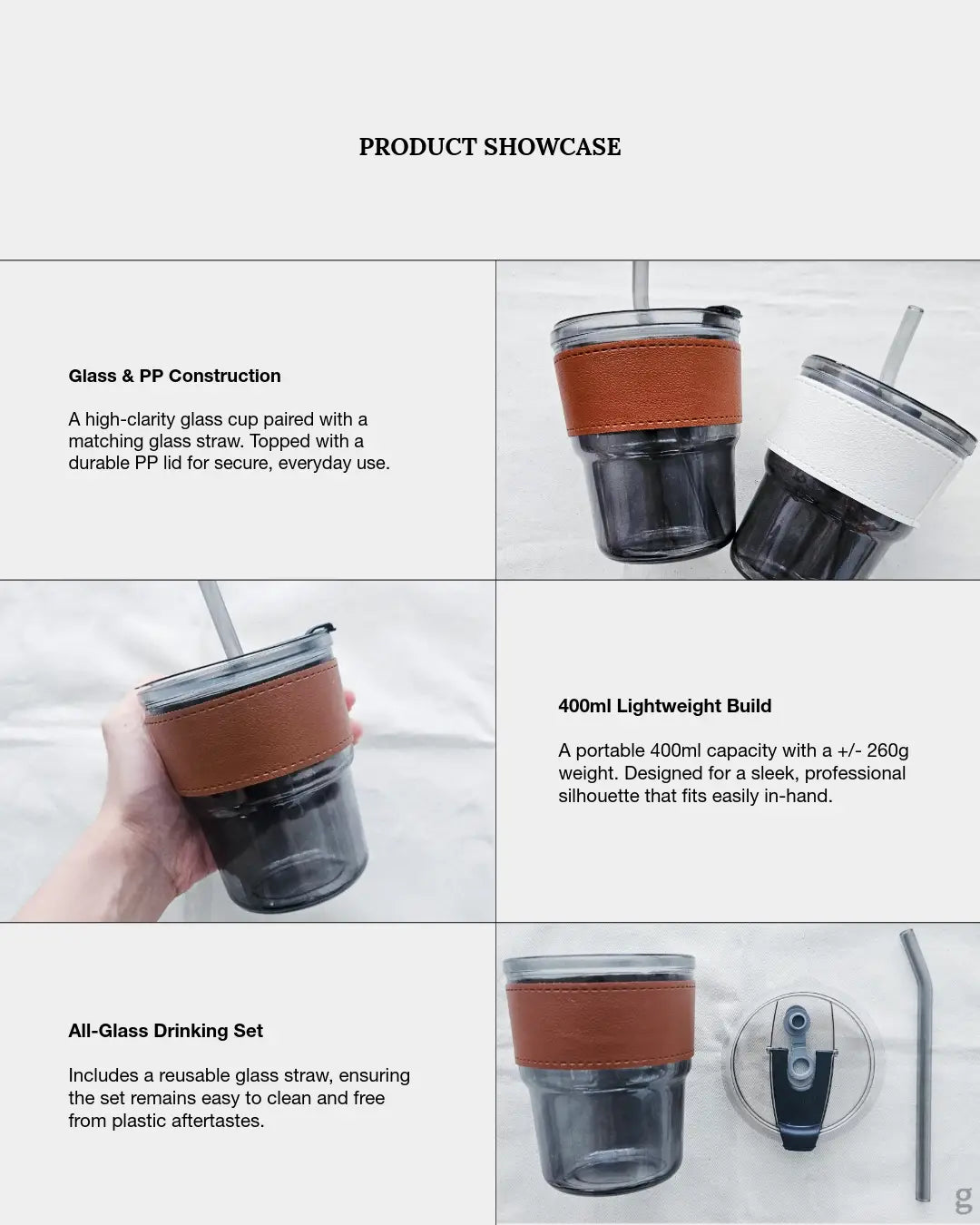 [Custom Name] Glass Tumbler