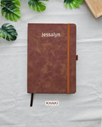 [Custom Name] A5 Leatherette Notebook