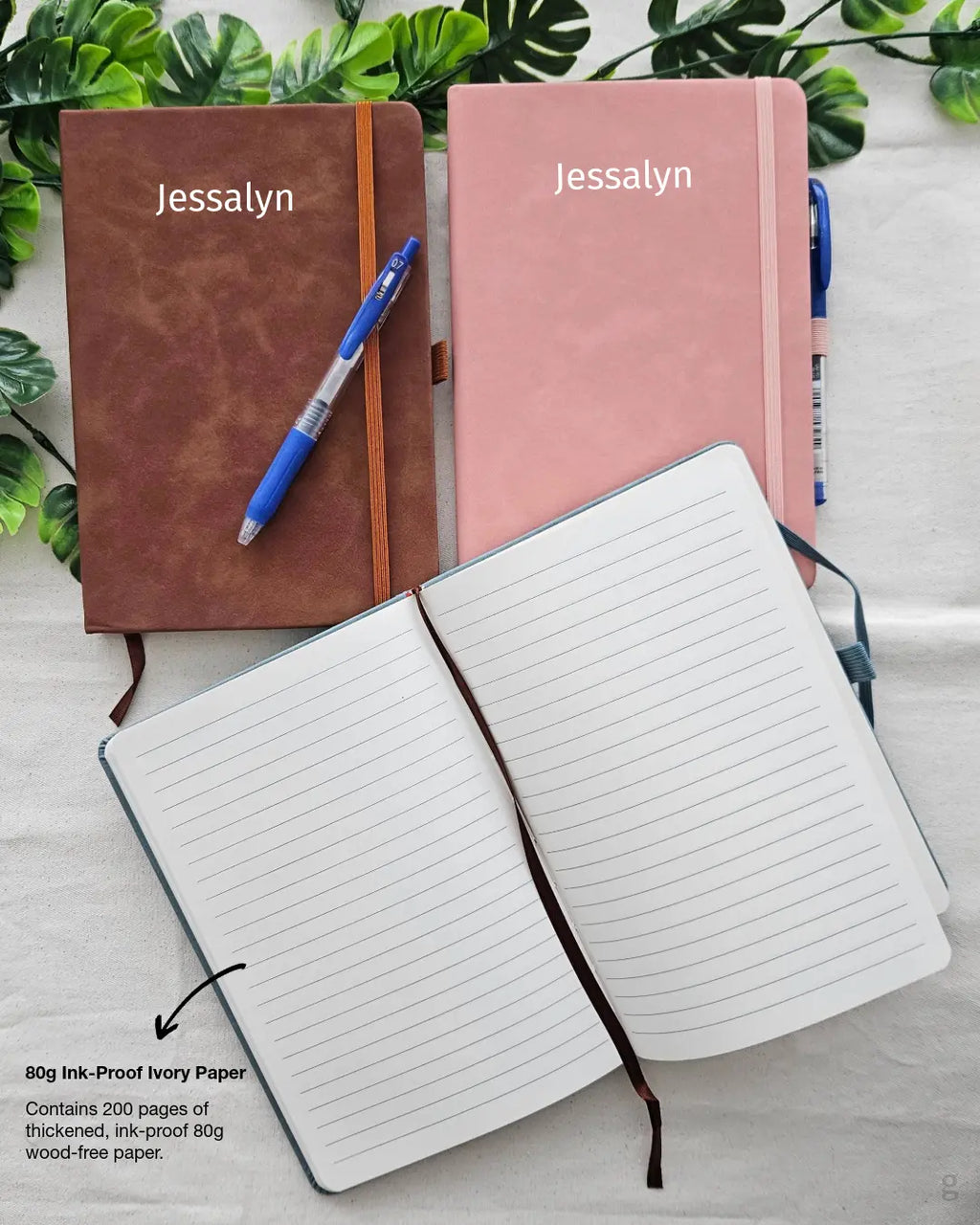[Custom Name] A5 Leatherette Notebook