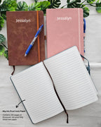 [Custom Name] A5 Leatherette Notebook