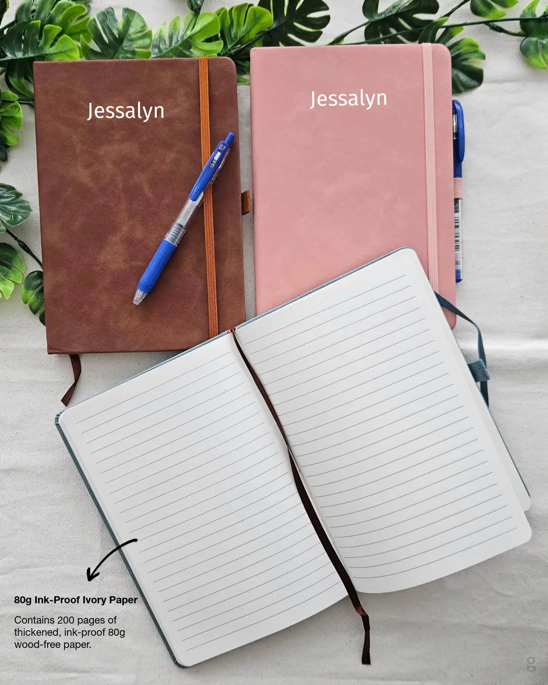 [Custom Name] A5 Leatherette Notebook