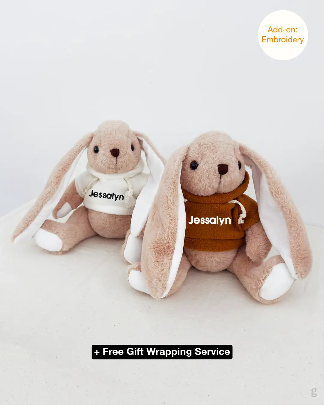 [Custom Name] Personalized Plushie Bunny Toy