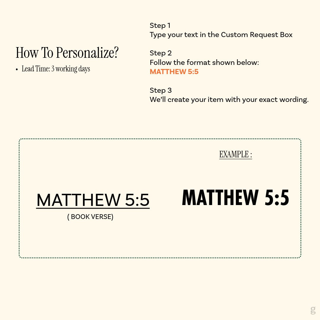 Embroidery Bible Verse – Personalized Scripture