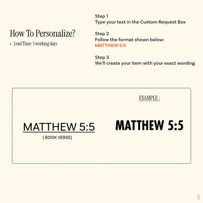 Bible Verse Oversized T‑Shirt – Personalized Scripture