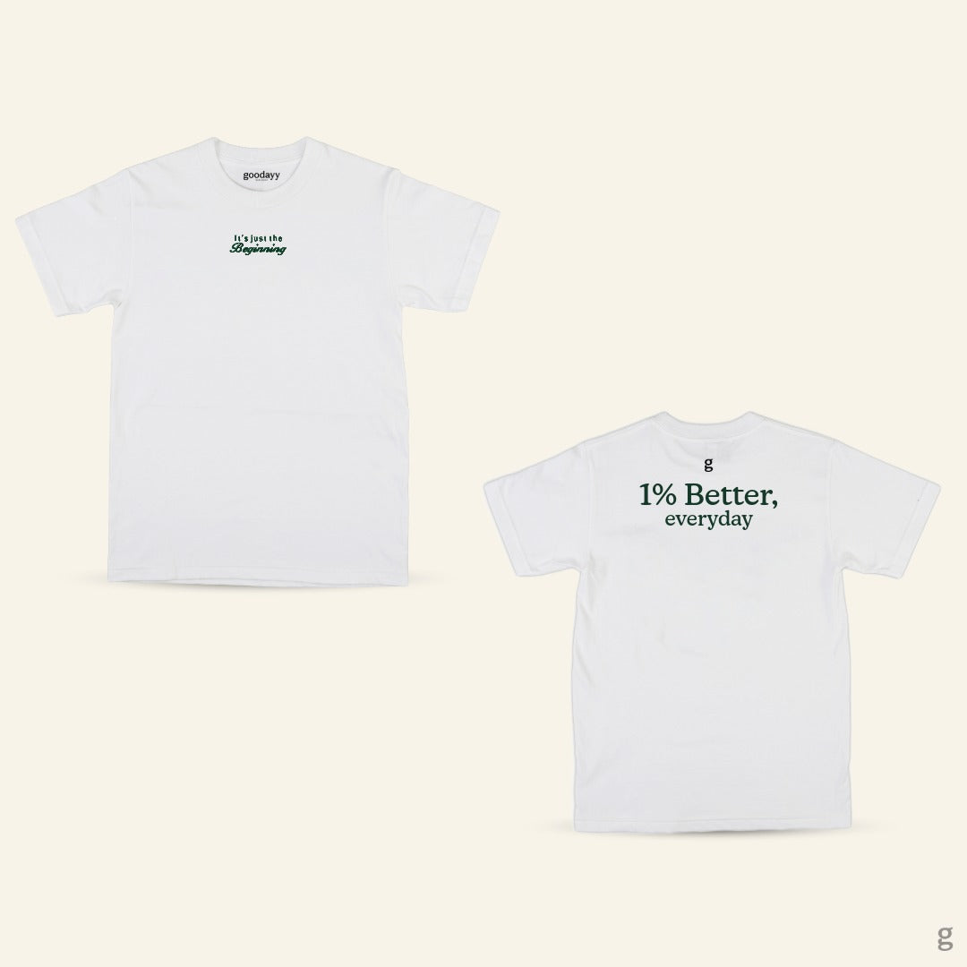 Just The Beginning Cotton T-shirt