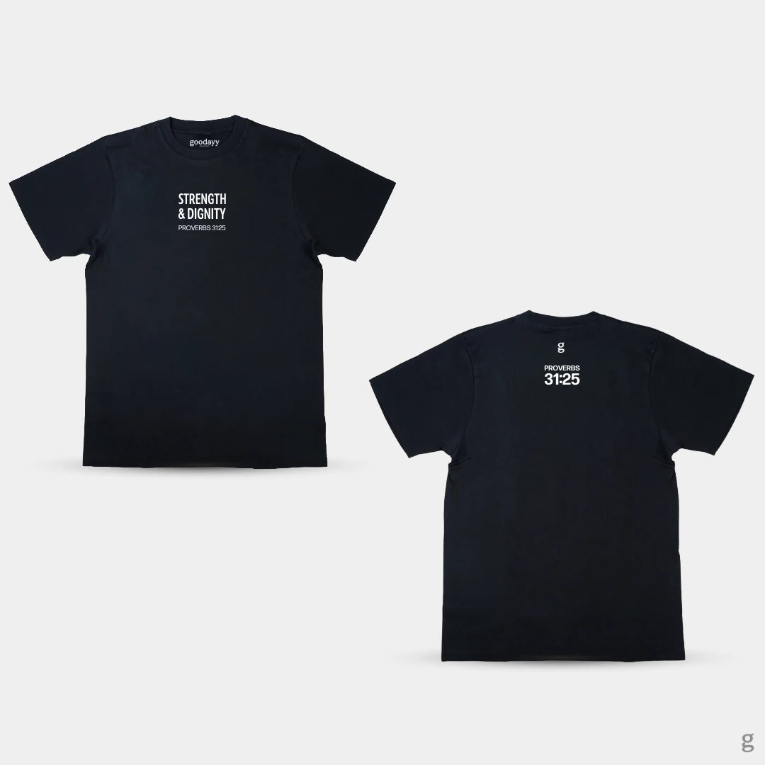 Proverbs 31:25 Cotton T-shirt