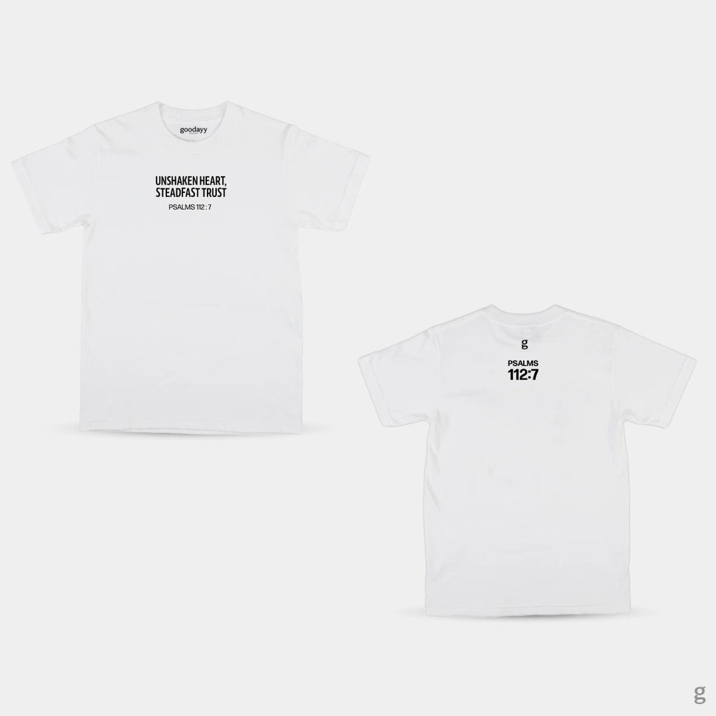 Psalms 112:7 Cotton T-Shirt