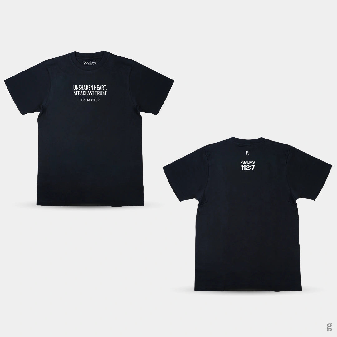 Psalms 112:7 Cotton T-Shirt