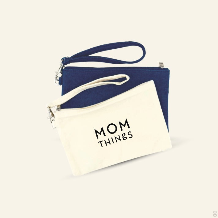 Mom Things Pouch W/Strap