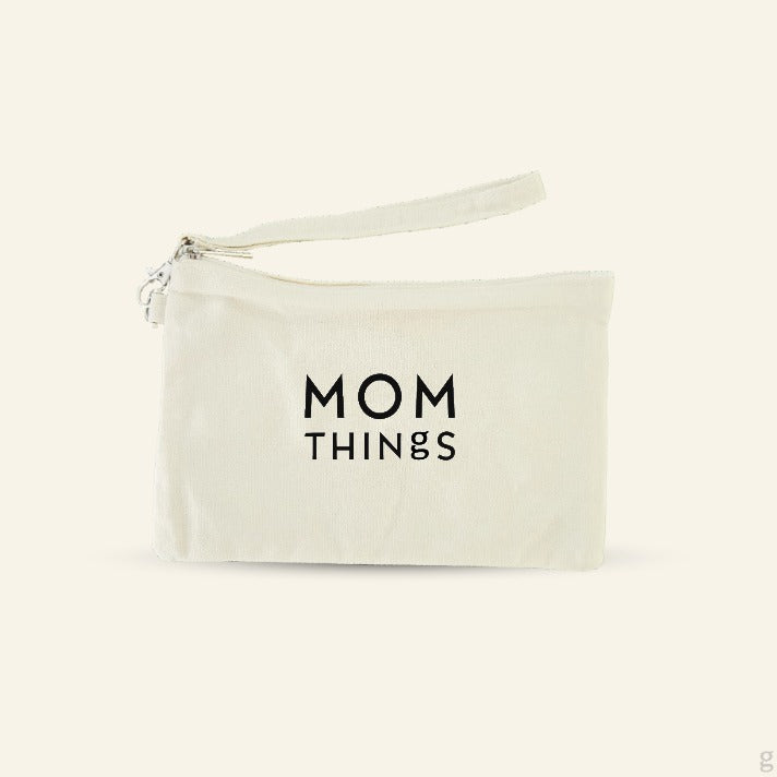 Mom Things Pouch W/Strap