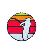 Sunset Cast Fishing Sticker