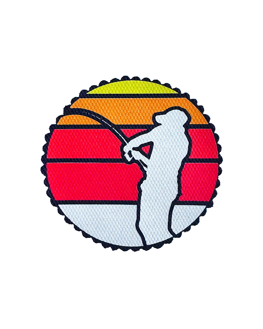 Sunset Cast Fishing Sticker