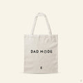 Dad Mode Cotton Canvas Tote Bag