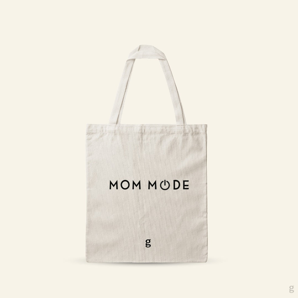 Mom Mode Cotton Canvas Tote Bag