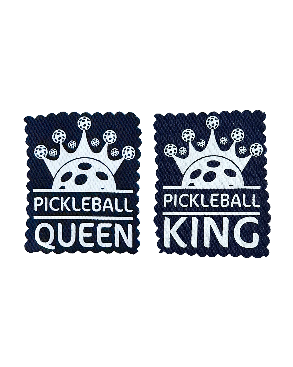 Pickleball King & Queen Sticker Set