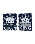 Pickleball King & Queen Sticker Set