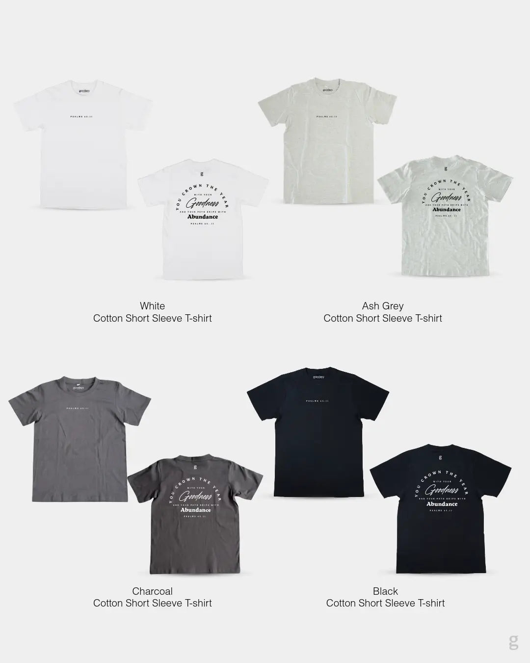 Psalms 65:11 Cotton T-shirt