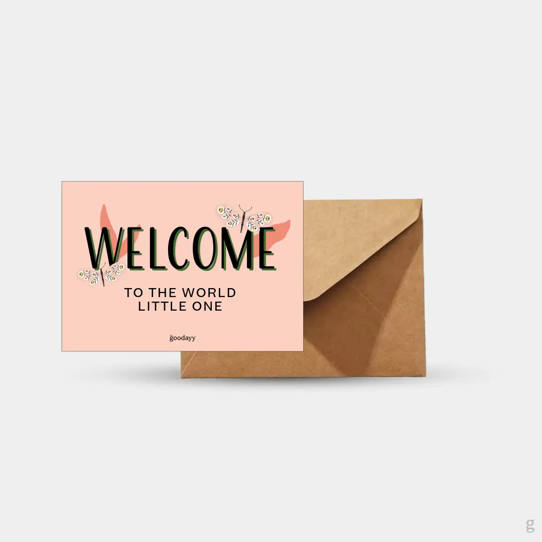 Welcome Little One Greeting Card