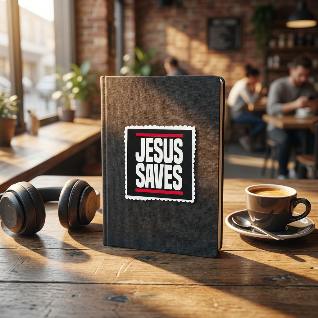 Jesus Saves lifestyle shot