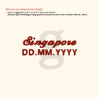 SG Birth Year Embroidery Tee