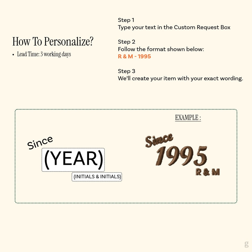 Brick Bond Embroidery Bunny Soft Toy - Custom Year Edition