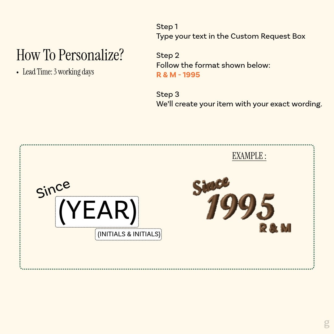 Brick Bond Embroidery Bunny Soft Toy - Custom Year Edition