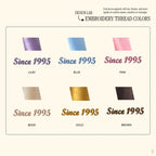 Brick Bond Embroidery Strap Tag Keychain - Custom Year Edition