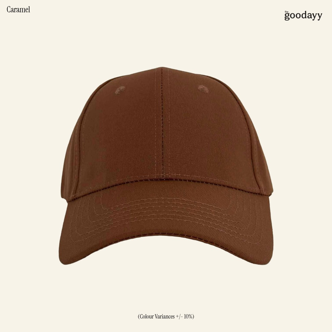 The Goodayy Baseball Cap 6 Panel Adjustable Custom Text Embroidery