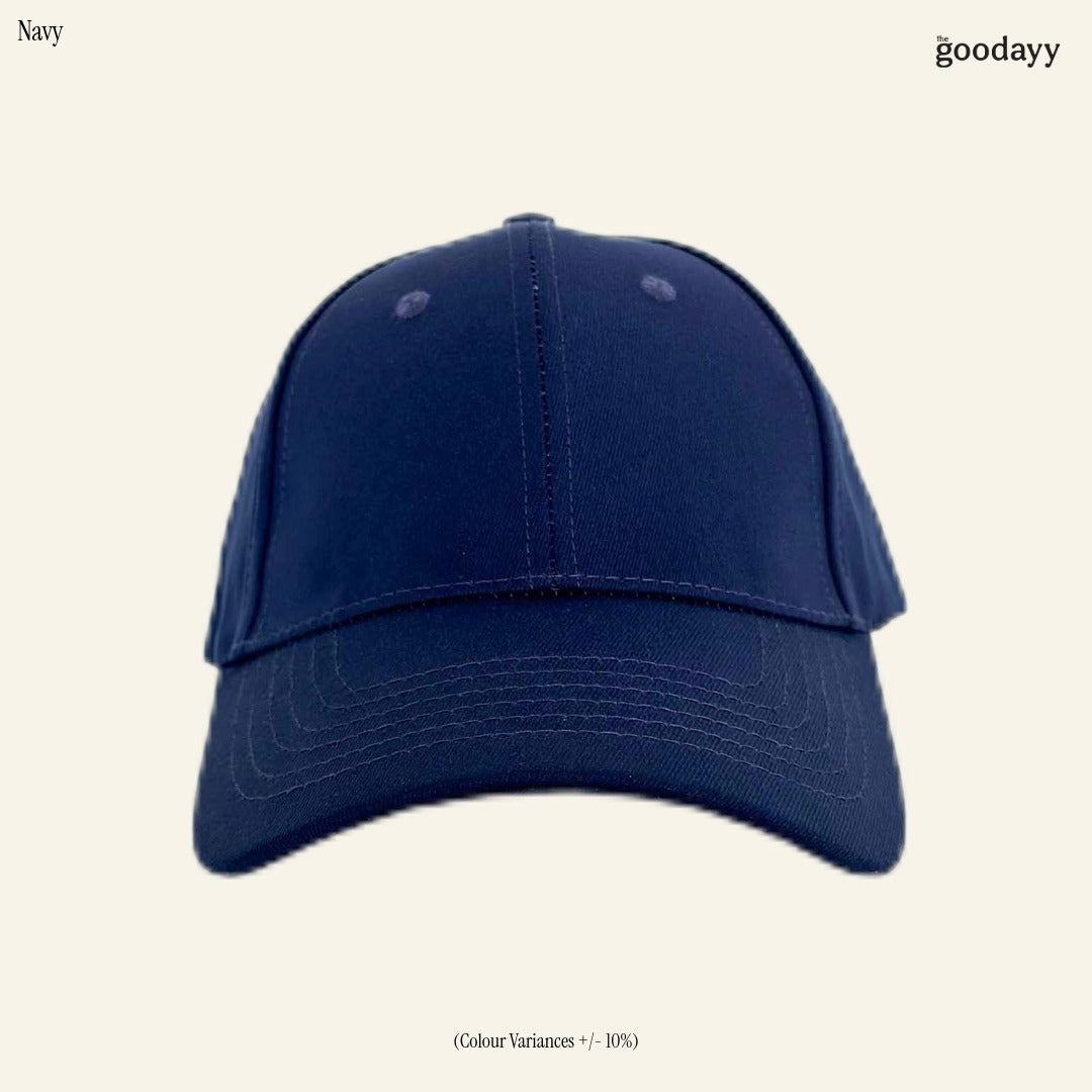 The Goodayy Baseball Cap 6 Panel Adjustable Custom Text Embroidery