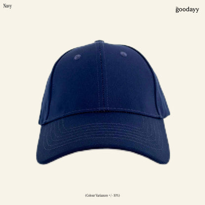 The Goodayy Baseball Cap 6 Panel Adjustable Custom Text Embroidery