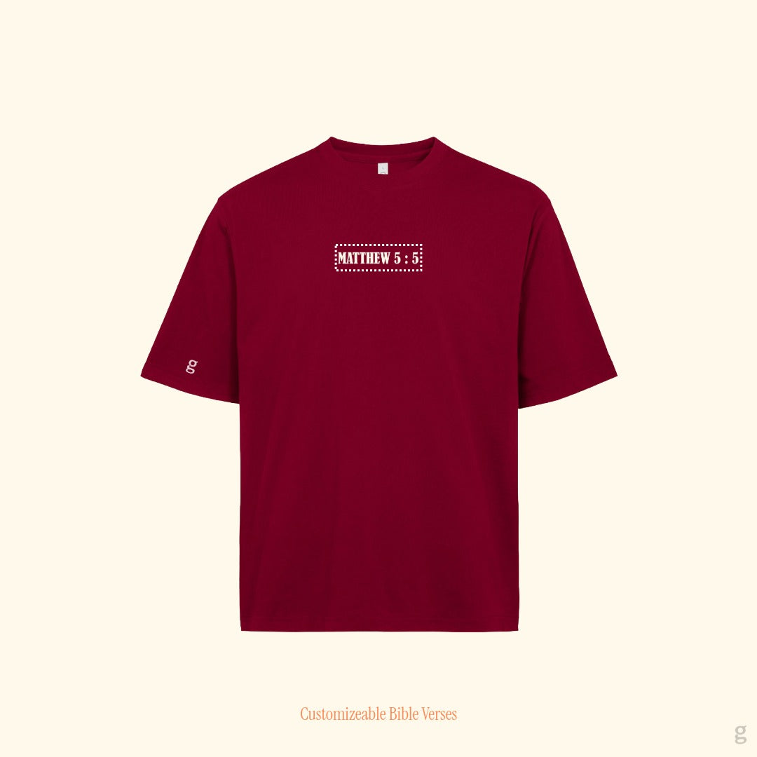 Personalized Bible Verses NT Oversized Tee