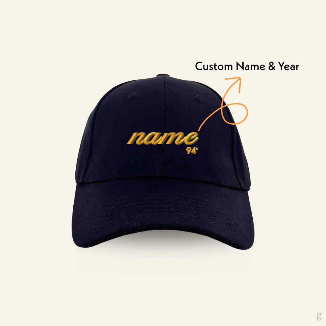 Custom Name Year Cap